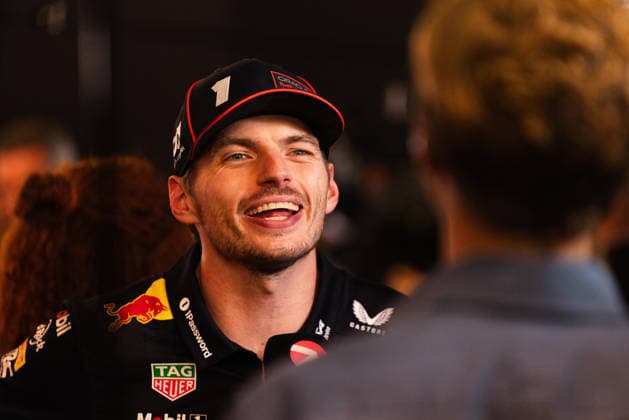 December 7, 2025, Abu Dhabi, Abu Dhabi, United Arab Emirates: 1 MAX VERSTAPPEN (NLD, Red Bull Racing F1 Team) in the tv pen after the race on Sunday at the Formula 1 Etihad Airways Abu Dhabi Prix 2025 at the Yas Marina Circuit in Abu Dhabi, United Arab Emirates Abu Dhabi United Arab Emirates - ZUMAr193 20251207_zsp_r193_188 Copyright: xSaraxRuffonix
