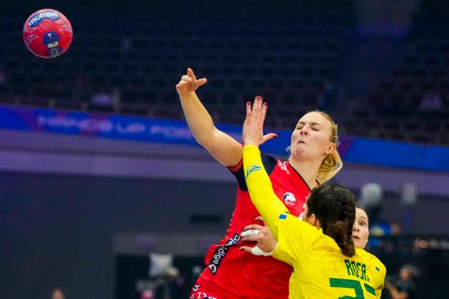 Women s Handball World Championship 2025 Norway Brazil Dortmund, Germany 20251207 Norway s Henny Ella Reistad during the intermediate round of the Women s Handball World ChampionshipIn the Women s Handball World Championship between Norway and Brazil in the SWT Arena Photo Beate Oma Dahle NTB Dortmund Germany EDITORIAL USE ONLY RESTRICTED USE FOR BETTING COMPANIES  Copyright: xBeatexOmaxDahlex xNTBx