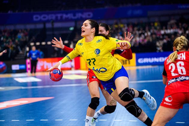 DORTMUND, GERMANY - 7 DECEMBER, 2025: De Abreu Rosa Kelly - Women s Handball World Championship, WM, Weltmeisterschaft 2025 Norway vs Brazil at Westfallenhalle.  Copyright: xVitaliixKliuievx