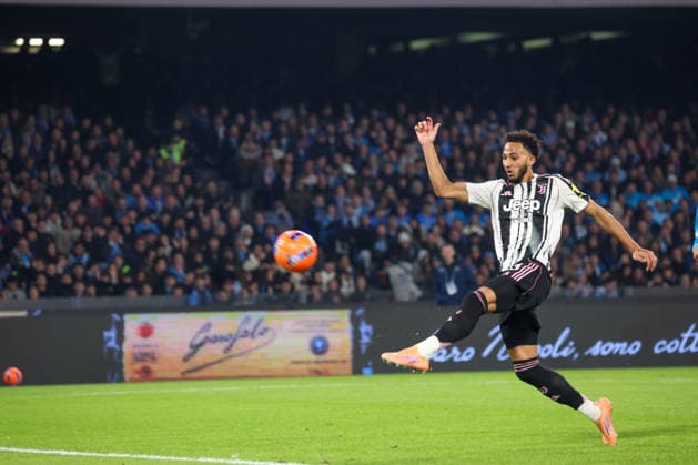 December 7, 2025, Napoli, Campania, ITALIA: Lloyd Kelly of FC Juventus During the 2025 26 Italian Serie A football match between SSC Napoli and FC Juventus on December 7, 2025, at the Diego Armando Maradona Stadium in Naples...Pictured: Napoli ITALIA - ZUMAs236 20251207_aap_s236_044 Copyright: xFabioxSassox
