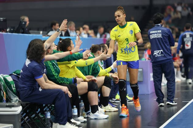 Norway Brazil, IHF Womens Handball World Championship Alexandra Priscilado Nascimento Martinez Brazil, 3 3 main round match of the Womens Handball World Championship between Norway and Brazil on December 7, 2025 at the Westfalenhalle in Dortmund , Dortmund Nordrhein Westfalen Germany Westfalenhalle