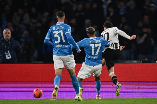 Dc Napoli 07 12 2025 - campionato di calcio serie A Napoli-Juventus foto Domenico Cippitelli Image nella foto: gol Kenan Yildiz 