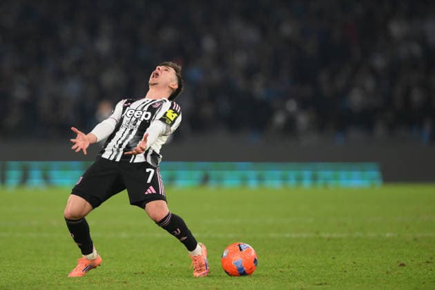 7th December 2025, Stadio Diego Armando Maradona, Naples, Italy; Serie A Football; Napoli versus Juventus; Francisco Conceicao of Juventus shows his disappointment  AllShotLive