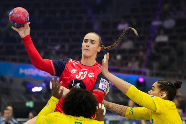 Women s Handball World Championship 2025 Norway Brazil Dortmund, Germany 20251207 Norway s Thale Rushfeldt Deila during the intermediate round of the Women s Handball World Championship between Norway and Brazil in the SWT Arena Photo Beate Oma Dahle NTB Dortmund Germany EDITORIAL USE ONLY RESTRICTED USE FOR BETTING COMPANIES  Copyright: xBeatexOmaxDahlex xNTBx