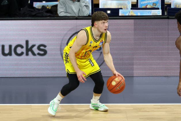 DEU, easyCredit BBL, ALBA vs Frankfurt, 07 12 2025, Max Schmeling Halle, Berlin, DEU, easyCredit BBL, ALBA vs Frankfurt, pictured Bennet Hundt ALBA Berlin 33 nordphotoxGmbHx xEngler nph00076