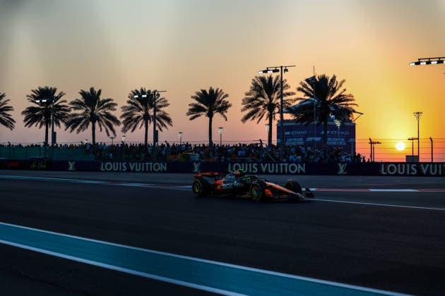 Lando Norris (GBR) - McLaren Formula 1 Team - McLaren MCL39 - Mercedes during the Race of Sunday of the Formula 1 Etihad Airways Abu Dhabi Grand Prix 2025 atYas Marina Circuit in Abu Dhabi, United Arab Emirates, ahead of Round 24 of 24, Season Finale and driver championship decider of the 2025 FIA Formula One World Championship, WM, Weltmeisterschaft (December 4-7, 2025).  Copyright: xAlessioxDexMarco IPAxSportx xipa-agency.netx xx IPA_68897780 IPA_Agency_IPA68897780