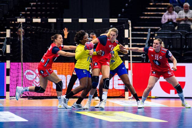 DORTMUND, GERMANY - 7 DECEMBER, 2025: - Women s Handball World Championship, WM, Weltmeisterschaft 2025 Norway vs Brazil at Westfallenhalle.  Copyright: xVitaliixKliuievx