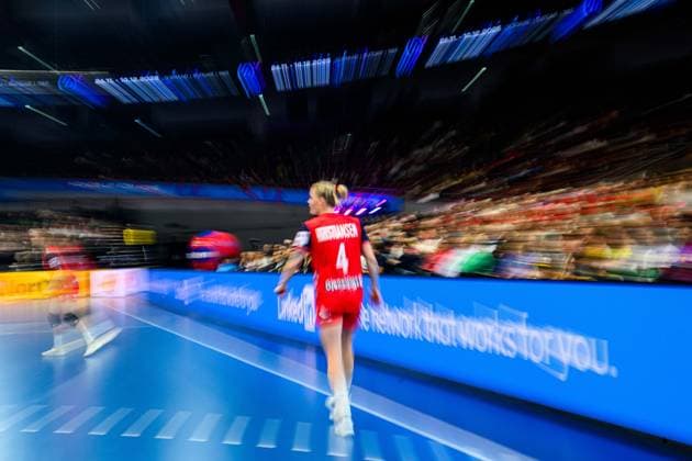 DORTMUND, GERMANY - 7 DECEMBER, 2025: Kristiansen Veronica Egebakken - Women s Handball World Championship, WM, Weltmeisterschaft 2025 Norway vs Brazil at Westfallenhalle.  Copyright: xVitaliixKliuievx