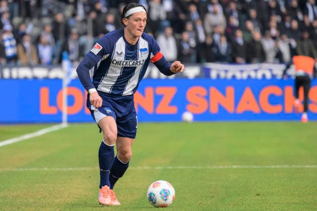 GER, Berlin, soccer, Hertha BSC vs 1 FC Magdeburg, DFB, 2nd Bundesliga, 2025 2026 season, f l t r Fabian Reese Hertha BSC , DFB DFL REGULATIONS PROHIBIT ANY USE OF PHOTOGRAPHS AS IMAGE SEQUENCES AND OR QUASI VIDEO, December 7, 2025, Copyright: HMBxMedia UwexKoch