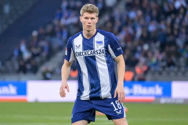 GER, Berlin, soccer, Hertha BSC vs 1 FC Magdeburg, DFB, 2nd Bundesliga, 2025 2026 season, f l t r Luca Schuler Hertha BSC , DFB DFL REGULATIONS PROHIBIT ANY USE OF PHOTOGRAPHS AS IMAGE SEQUENCES AND OR QUASI VIDEO, December 7, 2025, Copyright: HMBxMedia UwexKoch
