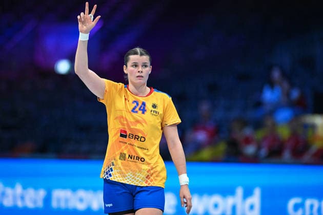 Netherlands, Handball, Womens World Championship 2025, Switzerland vs. Romania, 07 12 2025, Ahoy Arena, Rotterdam, Netherlands, Alisia Lorena Boiciuc Romania, 24 Copyright: xMarkusxVerwimpx