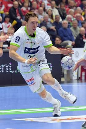 Justin Mueller HSG Wetzlar 25 , GER, MT Melsungen HSG Wetzlar, Handball, 1 Bundesliga, 15 Matchday, Season 2025 2026, 07 12 2025, GER, MT Melsungen HSG Wetzlar, Handball, 1 Bundesliga, 15 Matchday, Season 2025 2026, 07 12 2025 Kassel Copyright: xEibner-Pressefotox xRolandxSippelx EP_RSL