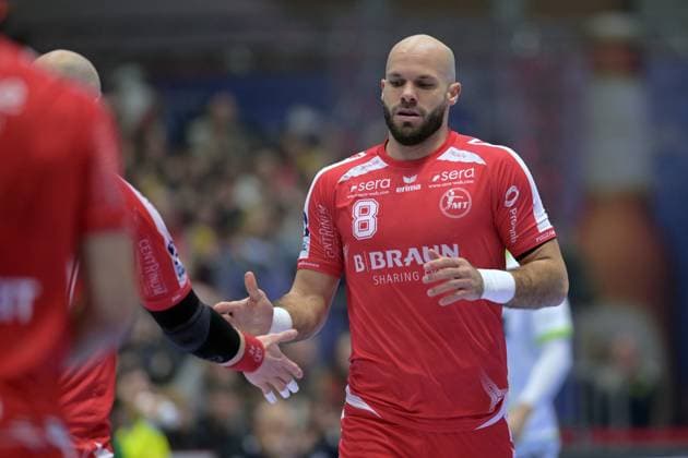 Adrian Sipos MT Melsungen 8 , GER, MT Melsungen HSG Wetzlar, Handball, 1 Bundesliga, 15 Matchday, Season 2025 2026, 07 12 2025, GER, MT Melsungen HSG Wetzlar, Handball, 1 Bundesliga, 15 Matchday, Season 2025 2026, 07 12 2025 Kassel Copyright: xEibner-Pressefotox xRolandxSippelx EP_RSL