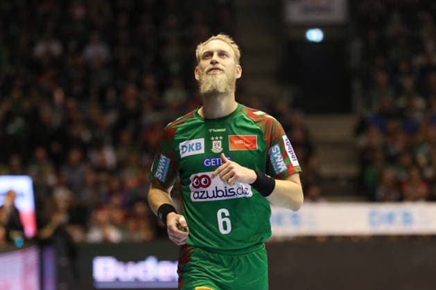 07 12 2025, xgox, Handball Daikin HBL SC Magdeburg FRISCH AUF Göppingen emspor, v l Matthias Musche Magdeburg, 6 Magdeburg