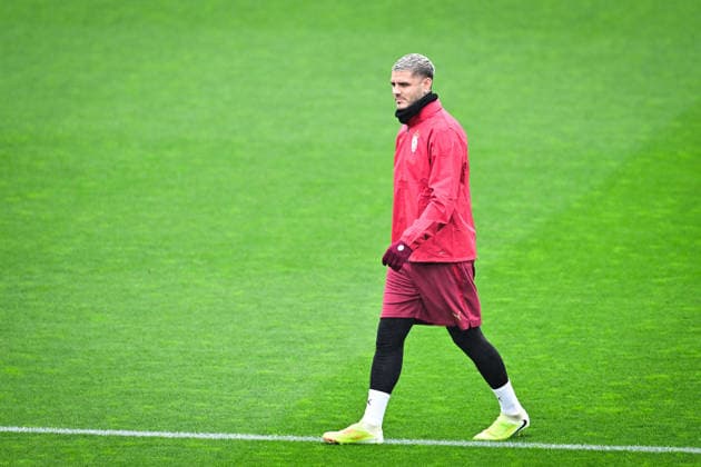 Training session of Galatasaray in Istanbul ahead of UEFA Champions League match ISTANBUL, TURKIYE - DECEMBER 08: Mauro Icardi attends a training session of Galatasaray in Kemerburgaz Metin Oktay Facilities, Istanbul on December 08, 2025, ahead of UEFA Champions League football match against Monaco. Cem Tekkesinoglu Anadolu Istanbul Turkey. Editorial use only. Please get in touch for any other usage.  Copyright: x2025xAnadoluxCemxTekkesinoglux