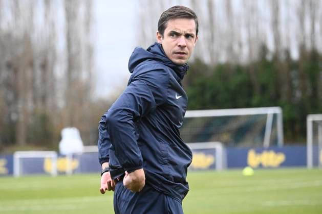 Royale Union Saint-Gilloise v Marseille - UEFA Champions League Media Activities 08 12 2025 ZAVENTEM, BELGIUM - DECEMBER 08 : Hubert David head coach of Union Saint-Gilloise pictured during a training session ahead of the UEFA Champions League 2025 26 League Phase MD6 match between Royale Union Saint-Gilloise and Marseille on December 8, 2025 in Zaventem, Belgium, 08 12 2025 Zaventem Belgium  Copyright: xPeterxDexVoechtx