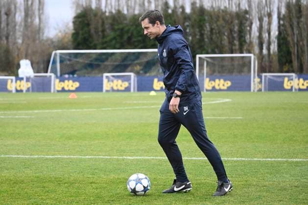 Royale Union Saint-Gilloise v Marseille - UEFA Champions League Media Activities 08 12 2025 ZAVENTEM, BELGIUM - DECEMBER 08 : Hubert David head coach of Union Saint-Gilloise pictured during a training session ahead of the UEFA Champions League 2025 26 League Phase MD6 match between Royale Union Saint-Gilloise and Marseille on December 8, 2025 in Zaventem, Belgium, 08 12 2025 Zaventem Belgium  Copyright: xPeterxDexVoechtx