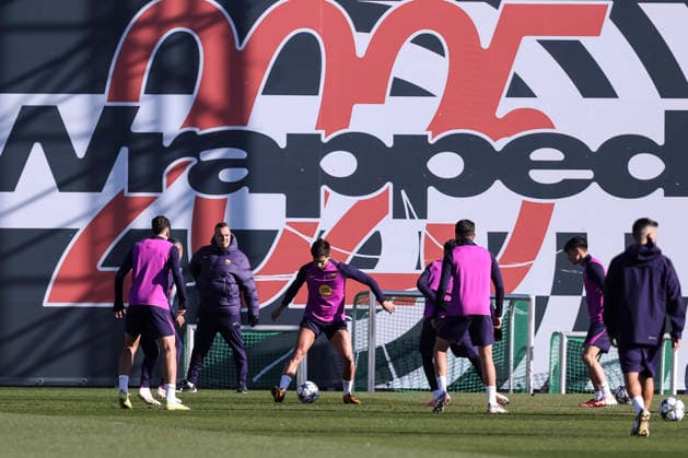 December 8, 2025, Sant Joan Despi, Barcelona, SPAIN: Ferran Torres during the training day of FC Barcelona, Barca ahead UEFA Champions League 2025 26, football match against Eintracht FrancfortÃ¢â‚¬¹Ã¢â‚¬¹ at Ciutat Esportiva Joan Gamper on December 08, 2025 in Sant Joan Despi, Barcelona, Spain. Sant Joan Despi SPAIN - ZUMAa181 20251208_zaa_a181_009 Copyright: xJavierxBorregox