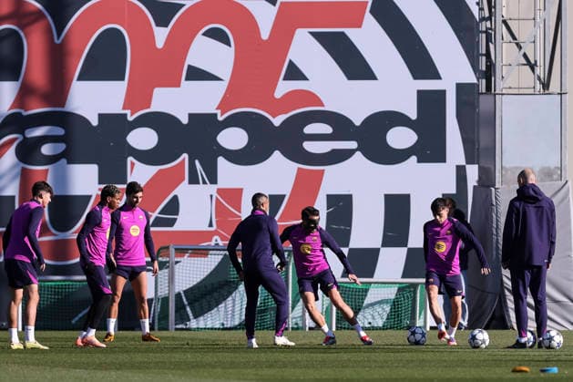 December 8, 2025, Sant Joan Despi, Barcelona, SPAIN: Eric Garcia during the training day of FC Barcelona, Barca ahead UEFA Champions League 2025 26, football match against Eintracht FrancfortÃ¢â‚¬¹Ã¢â‚¬¹ at Ciutat Esportiva Joan Gamper on December 08, 2025 in Sant Joan Despi, Barcelona, Spain. Sant Joan Despi SPAIN - ZUMAa181 20251208_zaa_a181_010 Copyright: xJavierxBorregox