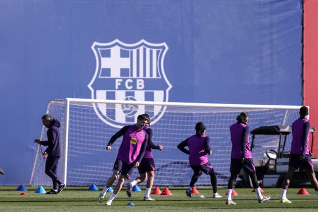 December 8, 2025, Sant Joan Despi, Barcelona, SPAIN: Robert Lewandowski during the training day of FC Barcelona, Barca ahead UEFA Champions League 2025 26, football match against Eintracht FrancfortÃ¢â‚¬¹Ã¢â‚¬¹ at Ciutat Esportiva Joan Gamper on December 08, 2025 in Sant Joan Despi, Barcelona, Spain. Sant Joan Despi SPAIN - ZUMAa181 20251208_zaa_a181_015 Copyright: xJavierxBorregox
