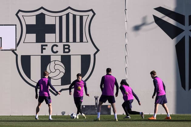 Football, CL, FC Barcelona, Training