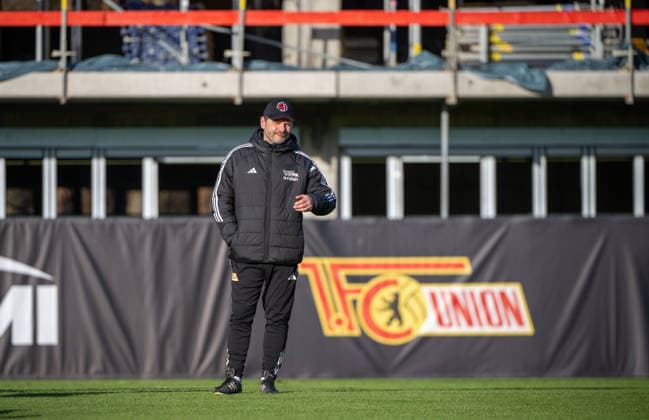 Fußball, Herren, Saison 2025 2026, 1. Bundesliga, 1. FC Union Berlin, Training, Trainer Steffen Baumgart (1. FC Union Berlin), 08.12. 2025, *** Soccer, Men, Season 2025 2026, 1 Bundesliga, 1 FC Union Berlin, Training, Coach Steffen Baumgart 1 FC Union Berlin , 08 12 2025, Copyright: xMatthiasxKochx