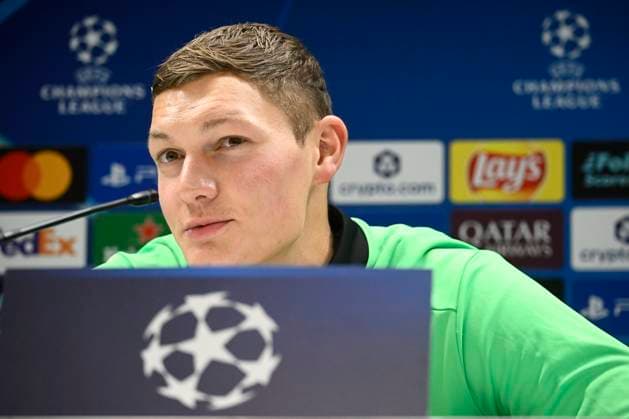 Royale Union Saint-Gilloise v Marseille - UEFA Champions League Media Activities 08 12 2025 ANDERLECHT, BELGIUM - DECEMBER 08 : Scherpen Kjell goalkeeper of Union Saint-Gilloise talking to the press during a press conference, PK, Pressekonferenz ahead of the UEFA Champions League 2025 26 League Phase MD6 match between Royale Union Saint-Gilloise and Marseille on December 8, 2025 in Anderlecht, Belgium, 08 12 2025 Anderlecht Belgium  Copyright: xPeterxDexVoechtx