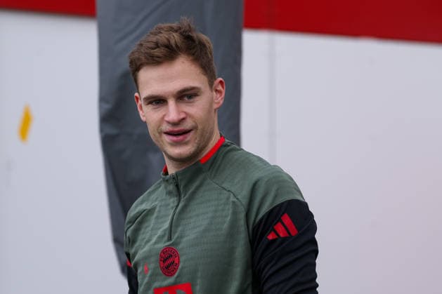 Joshua Kimmich FC Bayern Muenchen, 06 , GER, Final training, FC Bayern Muenchen, Football, UEFA Champions League, League phase, Matchday 6, 2025 2026 season, 08 12 2025, GER, Final training, FC Bayern Muenchen, Football, UEFA Champions League, League phase, Matchday 6, 2025 2026 season, 08 12 2025 Muenchen Copyright: xEibner-Pressefoto JennixMaulx EP_JML