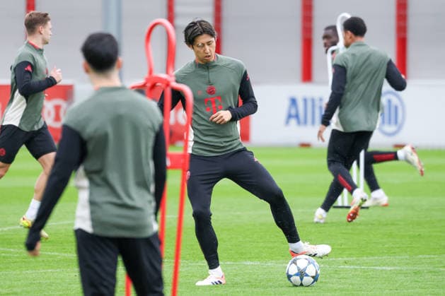 Hiroki Ito FC Bayern Muenchen, 21 , GER, Final training, FC Bayern Muenchen, Football, UEFA Champions League, League phase, Matchday 6, 2025 2026 season, 08 12 2025, GER, Final training, FC Bayern Muenchen, Football, UEFA Champions League, League phase, Matchday 6, 2025 2026 season, 08 12 2025 Muenchen Copyright: xEibner-Pressefoto JennixMaulx EP_JML