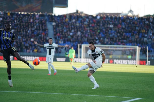 ....During the Serie A soccer match between Pisa and Parma at the Cetilar Arena Romeo Anconetani Stadium in Pisa; Center West Italy; saturday Dicember 08; 2025 ; Soccer  Copyright: x AlessandroxLaxRoccax