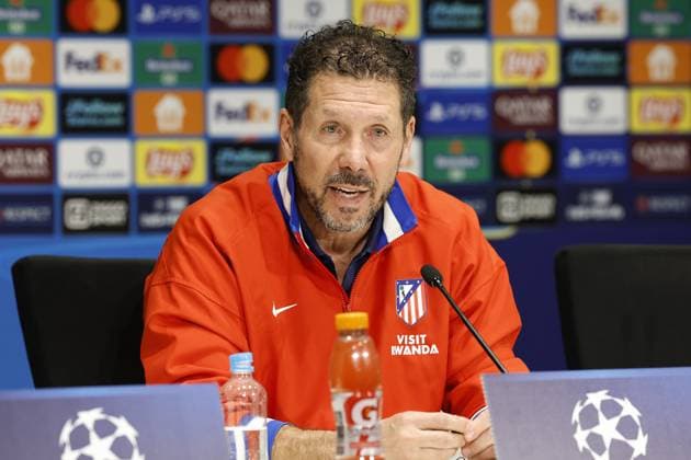 Football, CL, Atletico Madrid, Press conference