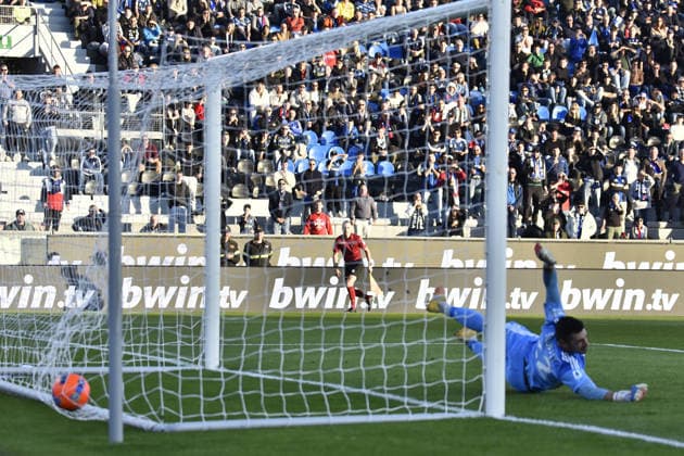 Pisa, 08 12 2025 Arena Garibaldi Romeo Anconetani Stadium Serie A Football Championship - Pisa vs Parma In the photo: Scuffet fails to save and Parma takes the lead  Copyright: xRobertoxCappellox xipa-agency.netx xRobertoxCappellox IPA_Agency_IPA68920860