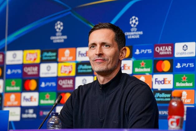 Football, CL, Eintracht Frankfurt, Press conference
