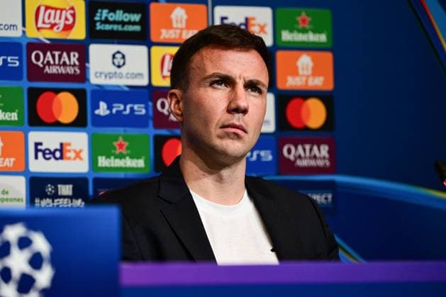 Press conference with Dino Toppmoeller and Mario Goetze, FC Barcelona vs Eintracht Frankfurt, Champions League, Group Stage, Matchday 6, 08 12 2025 Barcelona Catalonia Spain Copyright: xkolbert-press MarcxNiemeyerx