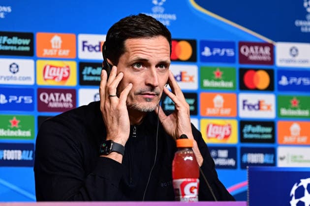 Press conference with Dino Toppmoeller and Mario Goetze, FC Barcelona vs Eintracht Frankfurt, Champions League, Group Stage, Matchday 6, 08 12 2025 Barcelona Catalonia Spain Copyright: xkolbert-press MarcxNiemeyerx