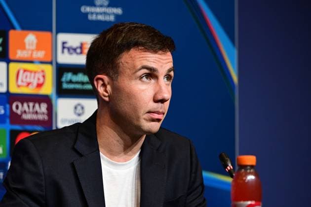 Press conference with Dino Toppmoeller and Mario Goetze, FC Barcelona vs Eintracht Frankfurt, Champions League, Group Stage, Matchday 6, 08 12 2025 Barcelona Catalonia Spain Copyright: xkolbert-press MarcxNiemeyerx