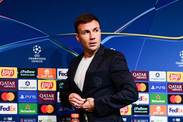 Press conference with Dino Toppmoeller and Mario Goetze, FC Barcelona vs Eintracht Frankfurt, Champions League, Group Stage, Matchday 6, 08 12 2025 Barcelona Catalonia Spain Copyright: xkolbert-press MarcxNiemeyerx