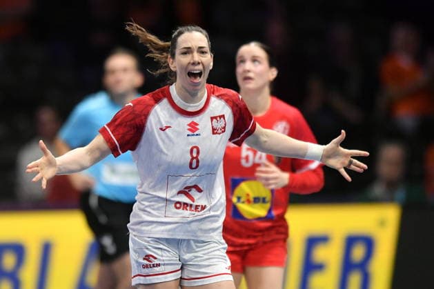 2025.12.08 Rotterdam pilka reczna kobiet Mistrzostwa Swiata Polska - Austria N z Monika Kobylinska radosc emocje Foto Lukasz Laskowski PressFocus 2025.12.08 Rotterdam IHF WomenÕs Handball World Championship, WM, Weltmeisterschaft Poland vs Austria Monika Kobylinska radosc emocje Credit: Lukasz Laskowski PressFocus NEWSPIX.PL --- newspix.pl 