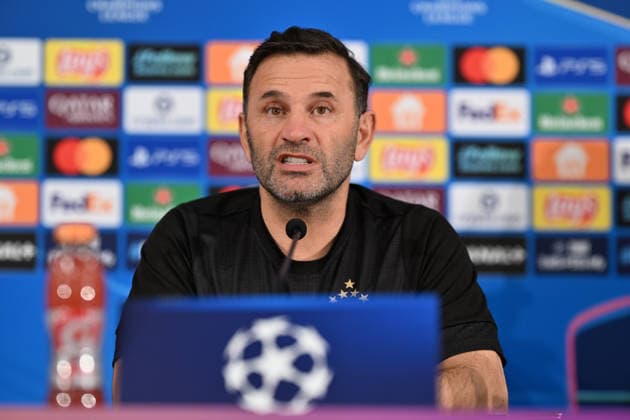 Ahead of Monaco v Galatasaray - UEFA Champions League MONACO, MONACO - DECEMBER 08: Okan Buruk, head coach of Galatasaray, speaks during a press conference, PK, Pressekonferenz ahead of the UEFA Champions League group stage week 6 match between Monaco and Galatasaray at Stade Louis II in Monaco, Monaco on December 08, 2025. Mustafa Yalcin Anadolu Monaco Monaco. Editorial use only. Please get in touch for any other usage.  Copyright: x2025xAnadoluxMustafaxYalcinx