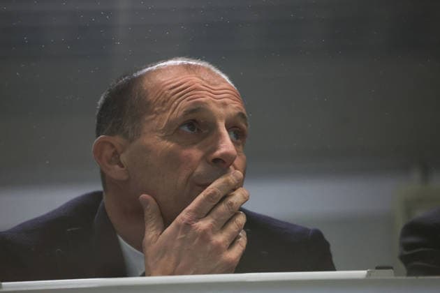 Milan™s head coach Massimiliano Allegri during the Serie A soccer match between Torino and A.C Milan at the Olimpico Grande Torino Stadium in Torino, Italy - Monday, December 8, 2025. - Soccer .  Copyright: xTanoxPecoraro LaPressex