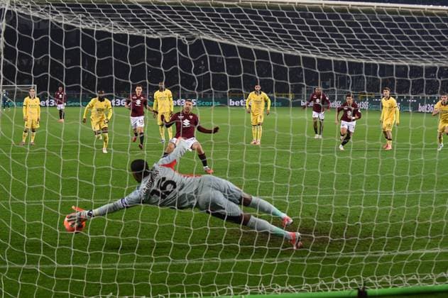 Foto IPP Massimo Rana Torino 08-12-2025 Calcio Campionato di Serie A 2025 2026 Torino-Milan nella foto rigore segnato da nikola vlasic Italy Photo Press - World Copyright italy ITALY  Copyright: xR4924_italyphotopressx