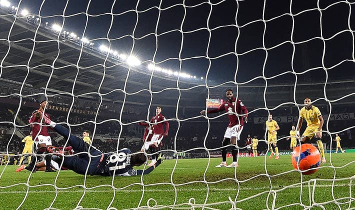 December 8, 2025, Turin, Italy: Milan s Christian Pulisic score the gol (2-2) during the italian Serie A soccer match Torino FC vs AC Milan at the Olimpico Grande Torino Stadium in Turin, Italy, 8 December 2025 ANSA ALESSANDRO DI MARCO. Serie A: Torino FC - AC Milan  - ZUMAa110 20251208_zaf_a110_050 Copyright: xAlessandroxDixMarcox