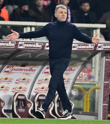 December 8, 2025, Turin, Italy: Torino coach Marco Baroni gesture during the italian Serie A soccer match Torino FC vs AC Milan at the Olimpico Grande Torino Stadium in Turin, Italy, 8 December 2025 ANSA ALESSANDRO DI MARCO. Serie A: Torino FC - AC Milan  - ZUMAa110 20251208_zaf_a110_055 Copyright: xAlessandroxDixMarcox