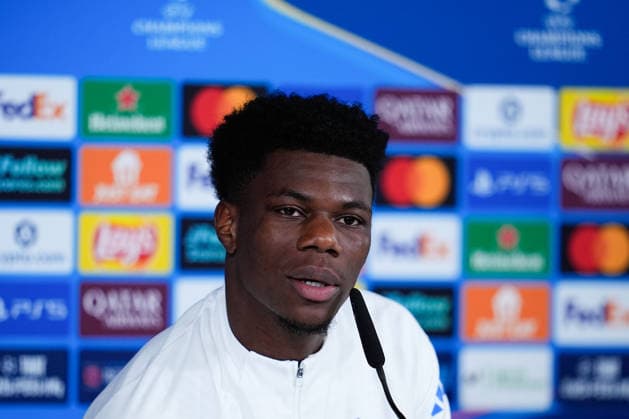 December 9, 2025, Valdebebas, Madrid, Spain: Aurelien Tchouameni of Real Madrid CF attends his press conference, PK, Pressekonferenz prior to their UEFA Champions League 2025 26 match against Manchester City at Ciudad Deportiva Real Madrid on December 09, 2025, in Valdebebas, Madrid, Spain. Valdebebas Spain - ZUMAa181 20251209_zaa_a181_008 Copyright: xDennisxAgyemanx