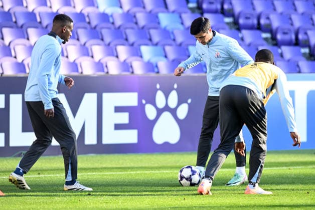 HIROSHIMA, JAPAN - DECEMBER 09: Joao Teixeira of Shanghai Shenhua attends a training session ahead of the 2025 26 AFC Champions League Elite 6th round match between Shanghai Shenhua and Sanfrecce Hiroshima on December 9, 2025 in Hiroshima, Japan.  Copyright: xZhangxHaohaox 111608715946