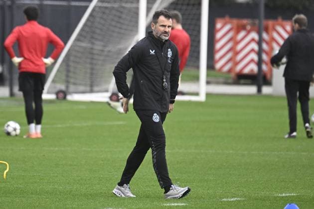 Club Brugge v Arsenal - UEFA Champions League Media Activities 09 12 2025 WESTKAPELLE, BELGIUM - DECEMBER 09 : Leko Ivan, Head coach of Club Brugge pictured during a training session ahead of the UEFA Champions League 2025 26 League Phase MD6 match between Club Brugge and Arsenal on December 9, 2025 in Westkapelle, Belgium, 09 12 2025 Westkapelle Belgium  Copyright: xPeterxDexVoechtx