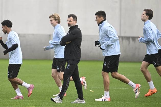 Club Brugge v Arsenal - UEFA Champions League Media Activities 09 12 2025 WESTKAPELLE, BELGIUM - DECEMBER 09 : Leko Ivan, Head coach of Club Brugge pictured during a training session ahead of the UEFA Champions League 2025 26 League Phase MD6 match between Club Brugge and Arsenal on December 9, 2025 in Westkapelle, Belgium, 09 12 2025 Westkapelle Belgium  Copyright: xPeterxDexVoechtx
