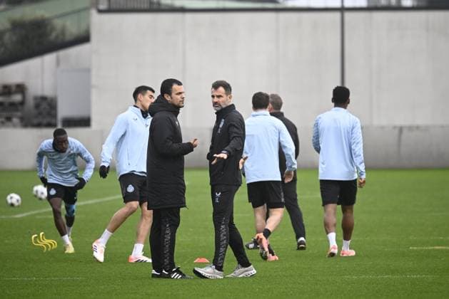 Football, CL, Club Brugge, Training