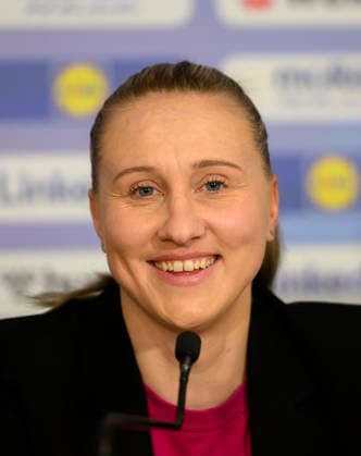 Saskia LANG DHB Press Conference Womens Handball World Championship 2025, Quarterfinals Germany GER Brazil BRA , on 09 12 2025 in Dortmund Germany Womens Handball World Championship from 26 11 14 12 2025 in Germany Netherlands Â