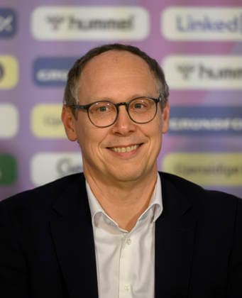 Mark SCHOBER DHB, Chairman of the Board , Press conference Handball World Championship Women 2025, Quarterfinals Germany GER Brazil BRA , on 09 12 2025 in Dortmund Germany Handball World Championship Women from 26 11 14 12 2025 in Germany Netherlands Â